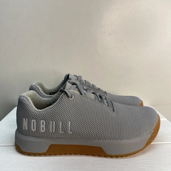 NOBULL Outwork Edge Impact Unisex Size M7 W8.5 Grey SuperFabric Lace Up Sneakers - Picture 6 of 8